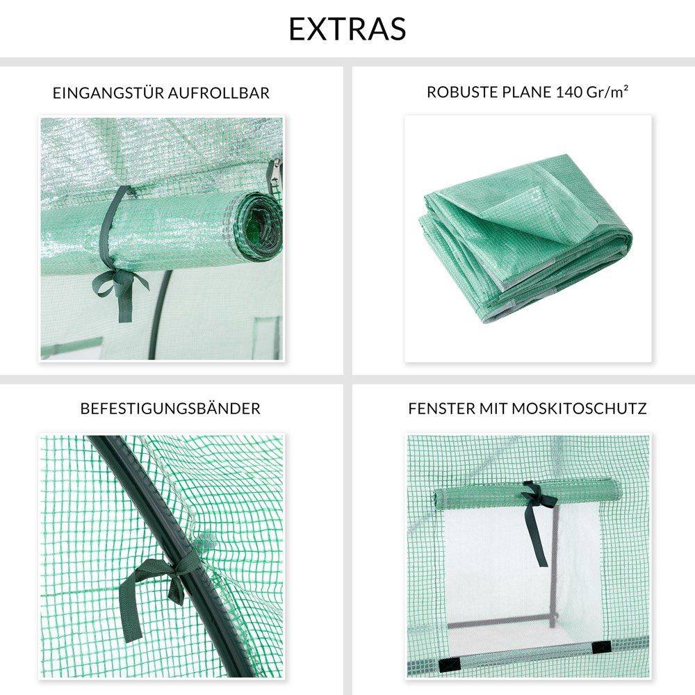 Gardebruk Gewächshaus, Foliengewächsha...