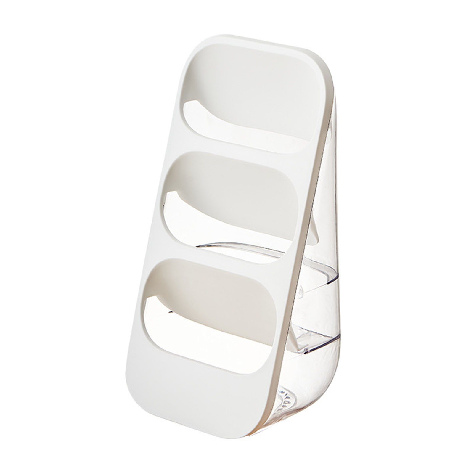 Blusmart Küchenorganizer-Set 3-lagiger Abfluss-Essstäbchenhalter, Staubdicht, Tragbare white