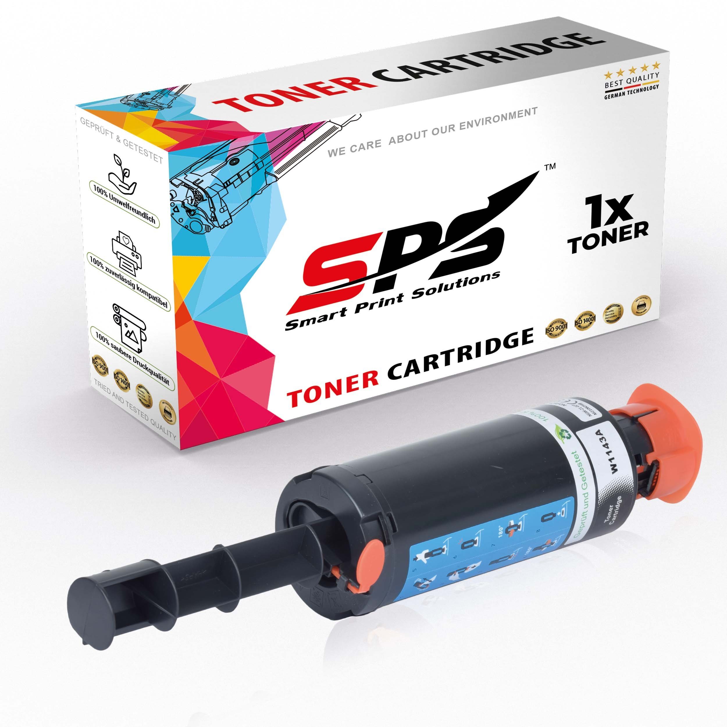 Schwarz, MFP Laser (1er 1202 NS Kompatibel Tonerkartusche SPS Pack) HP (W1143A/143A) für Toner-Kit