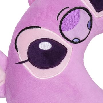 Sarcia.eu Nackenkissen Angel und Stitch Disney Nackenkissen mit Ohren pink, weich 32x32 cm