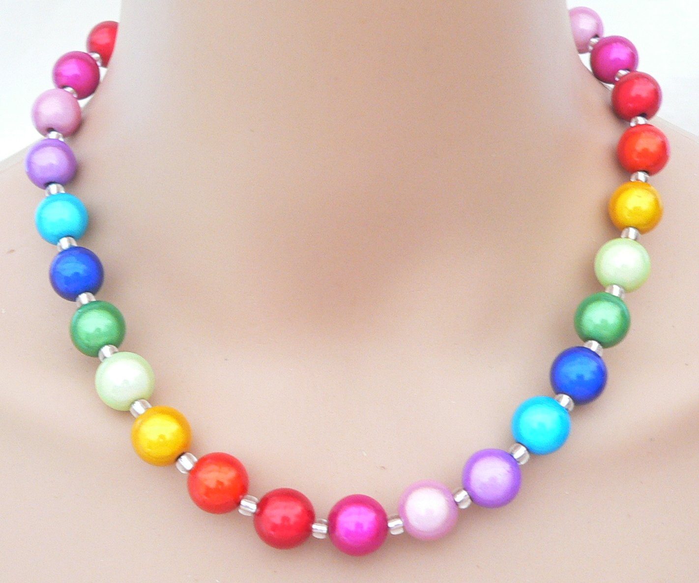 traumschmuck Collier 149f Halskette Zauber Perle 3D Effekt glänzend 12mm bu günstig online kaufen