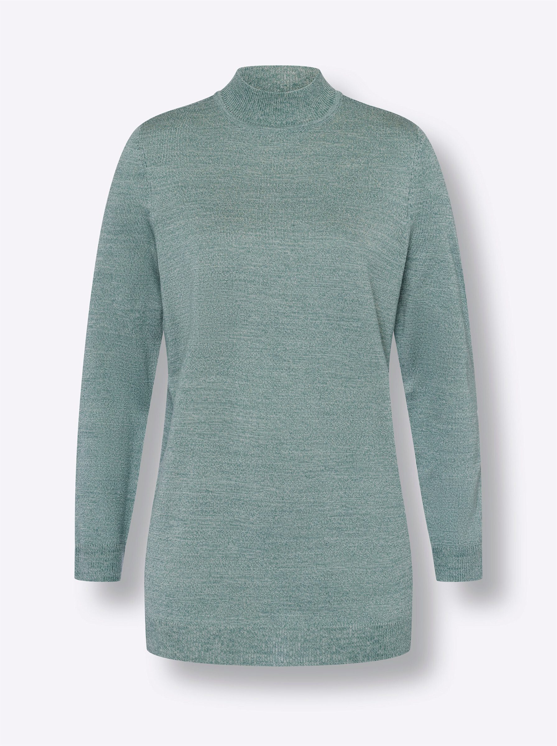 Strickpullover Longpullover Langarm Jersey