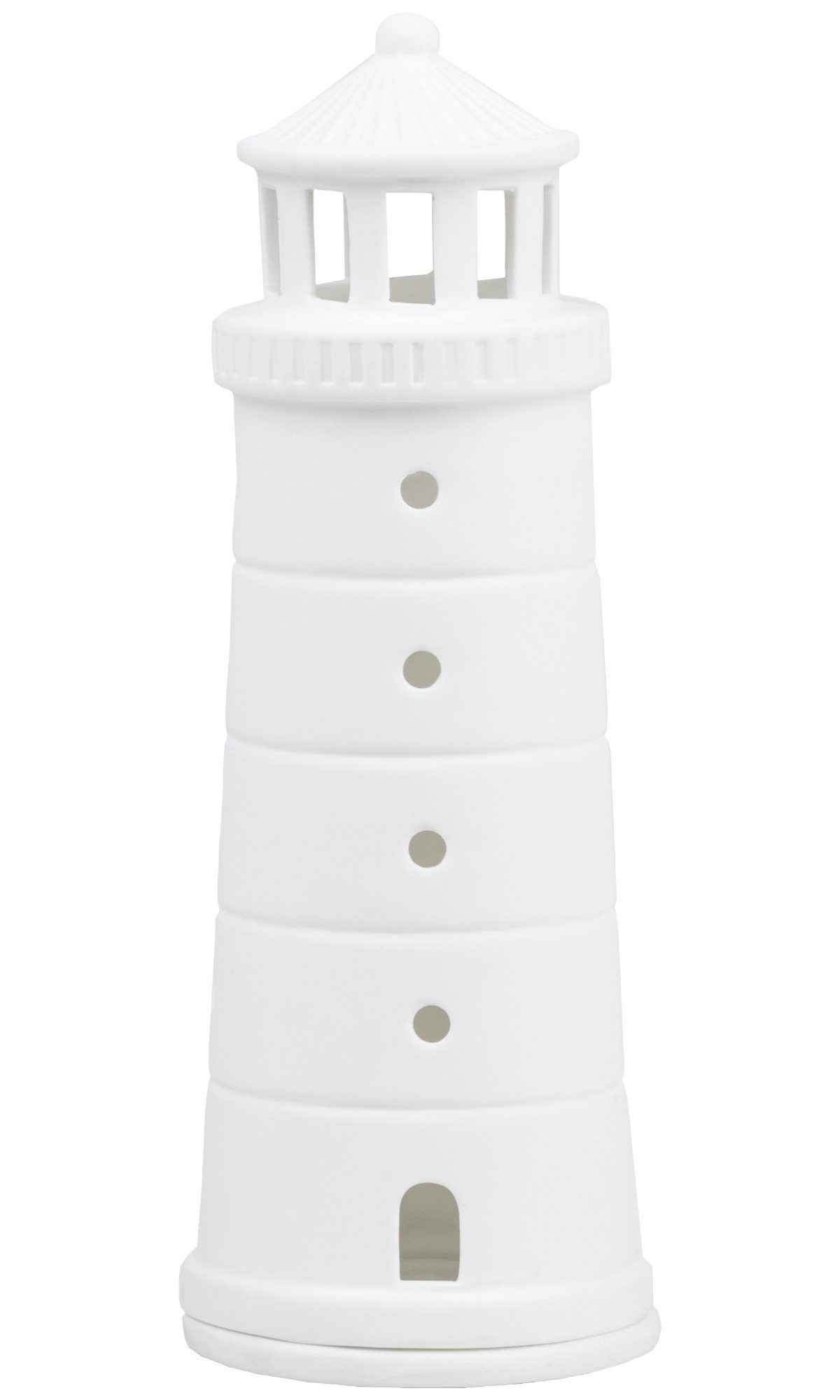 Räder Teelichthalter räder Meeresrauschen Leuchtturm Teelichthalter Mittel Weiß