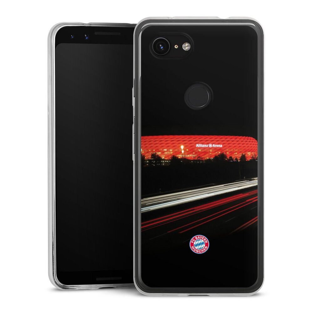 DeinDesign Handyhülle FC Bayern München FCB Stadion FC Bayern München Allianz Arena, Google Pixel 3a Slim Case Silikon Hülle Ultra Dünn Schutzhülle