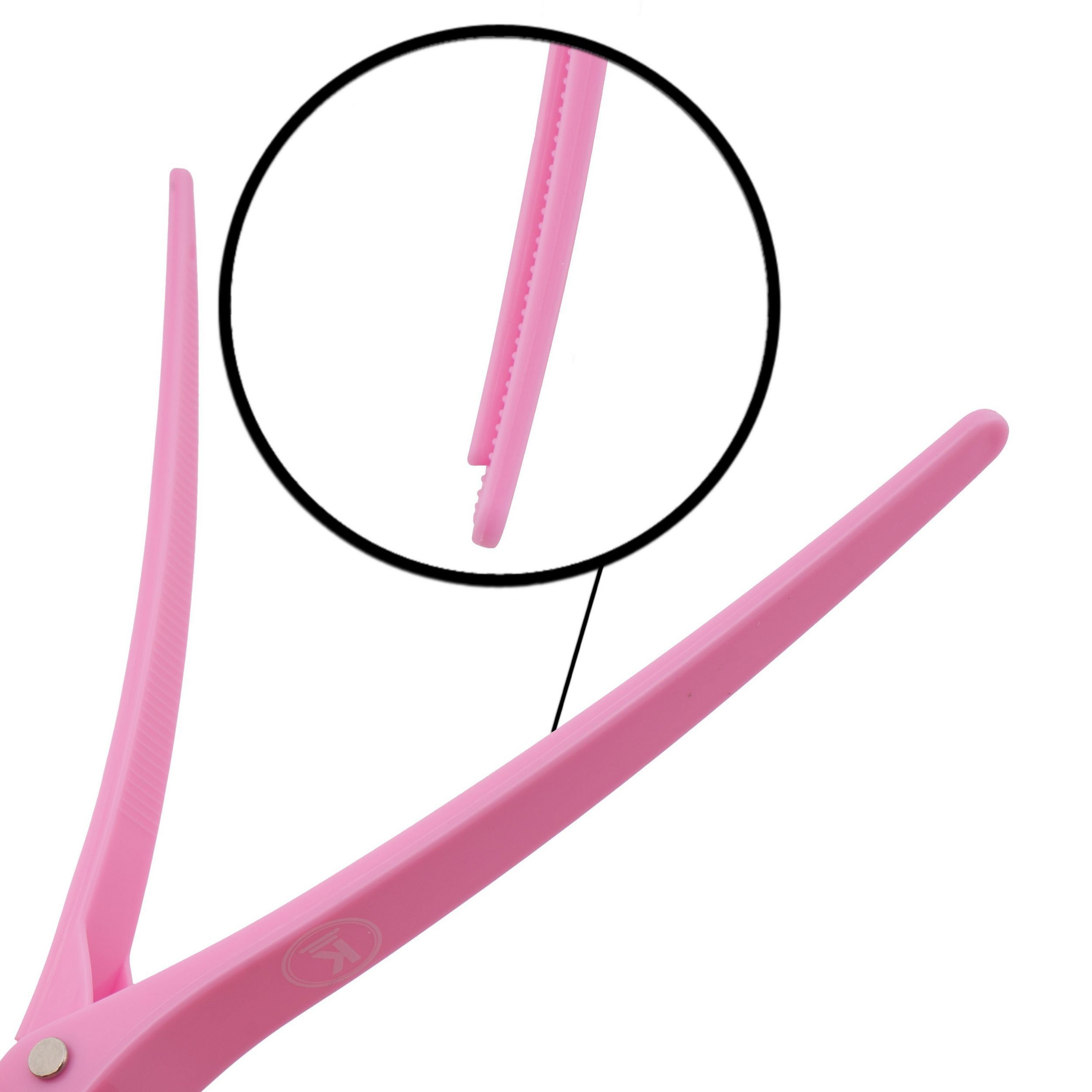 K-Pro Haarclip K-Pro-Haarspangen - 15x Abteilklammern groß für Friseurbedarf, rosa, 15-tlg.