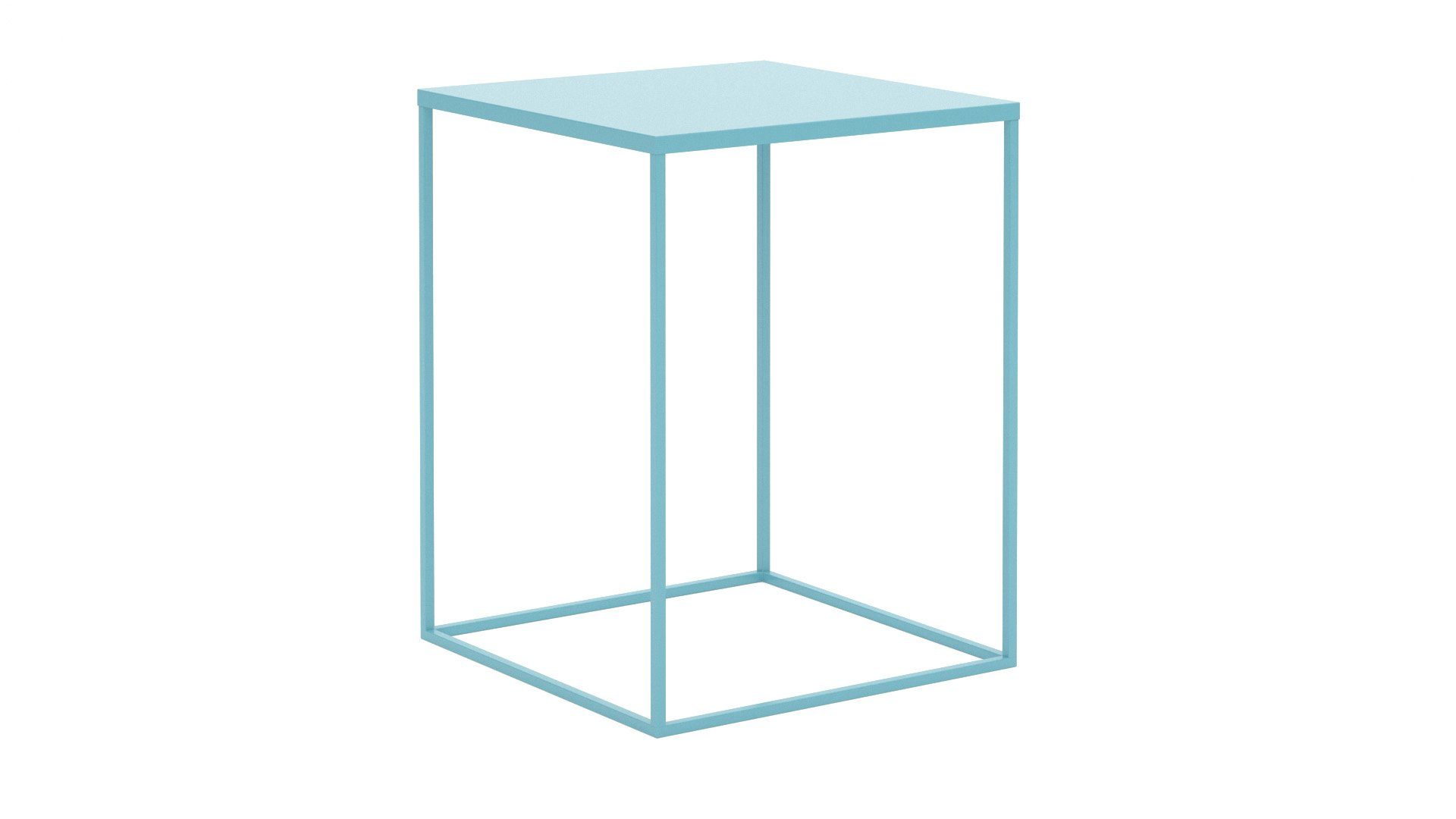 minimalistischer Loft-Stil Siblo Schlafzimmer Ein modernes Blau - Diana Nachttisch - - Nachttisch moderner Metall Nachttisch im