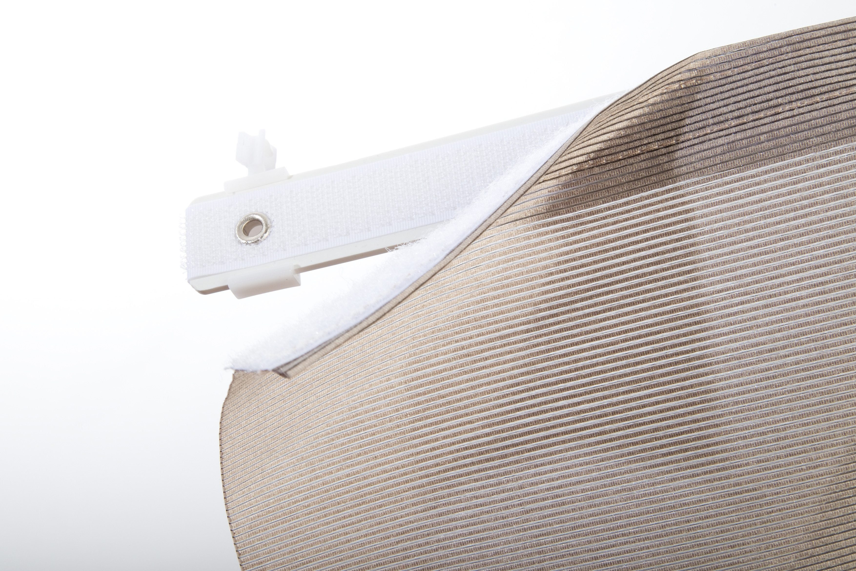 HOMING Schiebegardine Manhattan (1 St), Klettband, transparent, modern, Wohnzimmer, Schlafzimmer