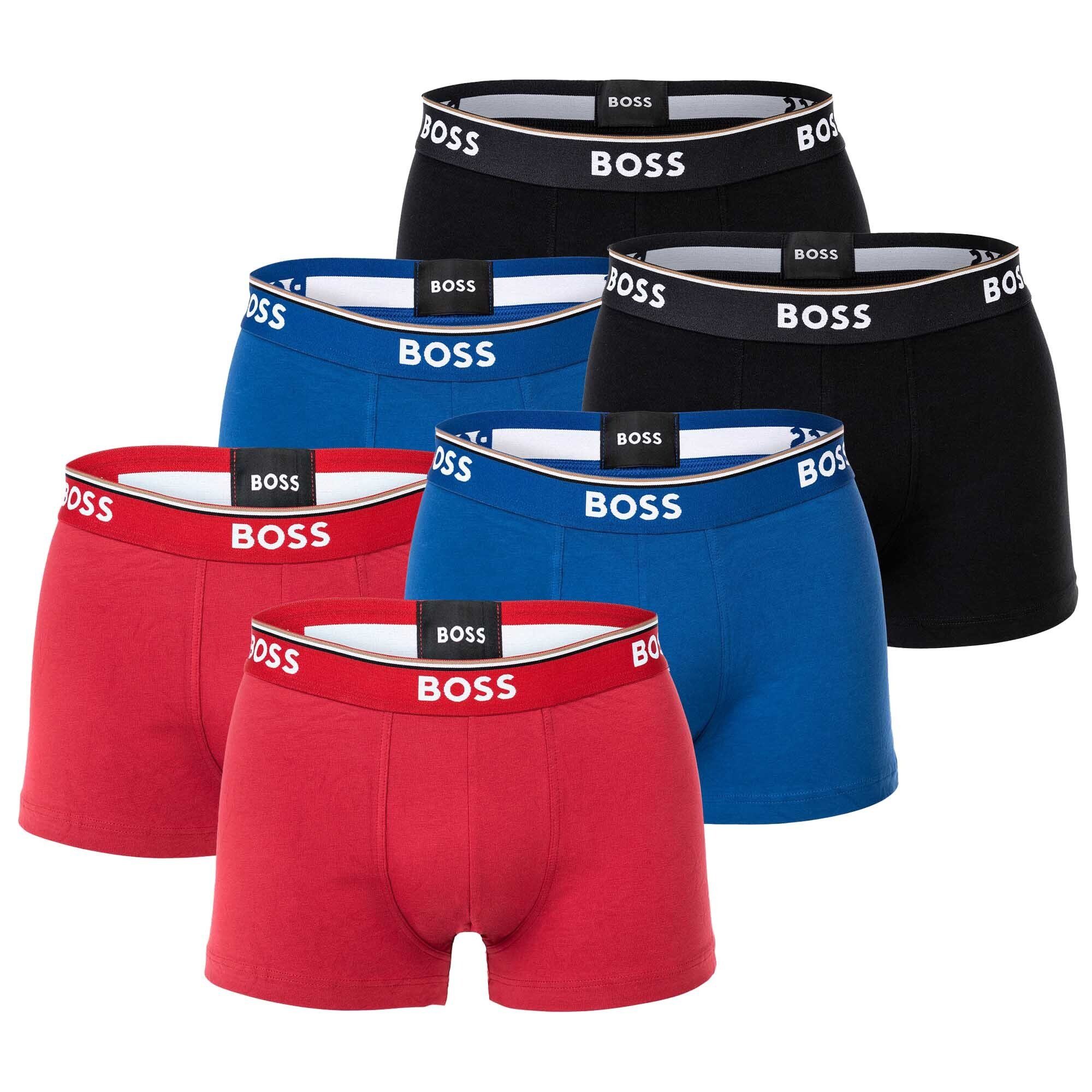 BOSS Boxer Herren Trunks, 6er Pack - 6P Power, Boxershorts