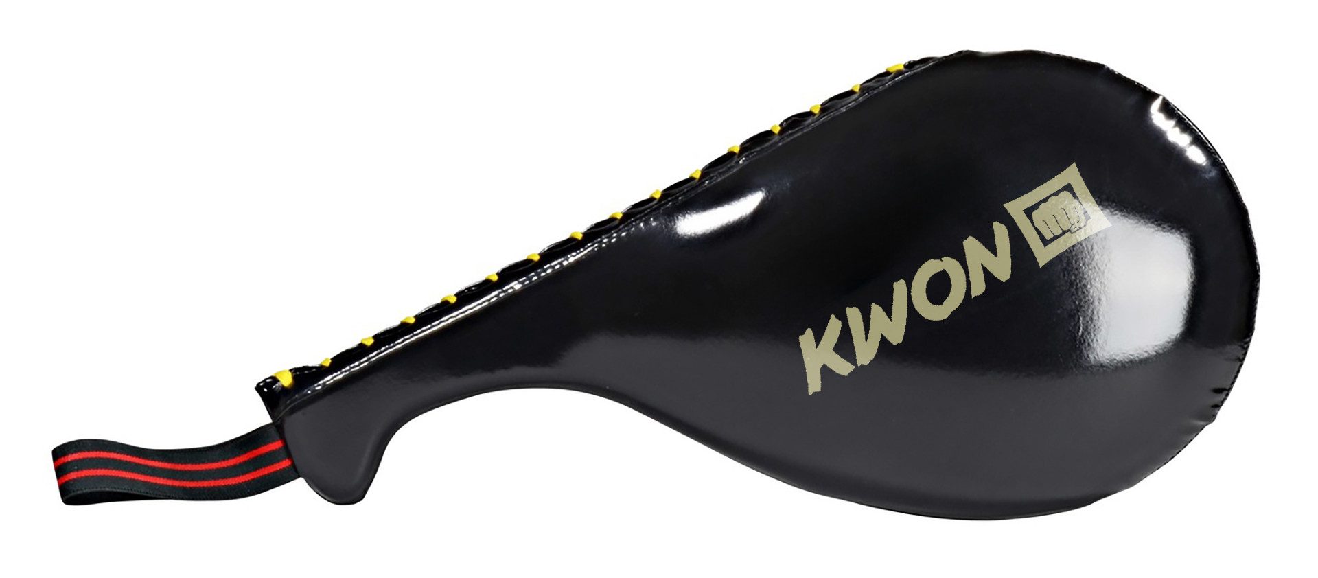 KWON Schlagpolster Doppelmitt Doublemitt Hand Mitt Loud Schlagmitt Taekwondo, 38cm, Vollkontakt geeignet, Kampfsport, Kickboxen, Klatsch geräusch