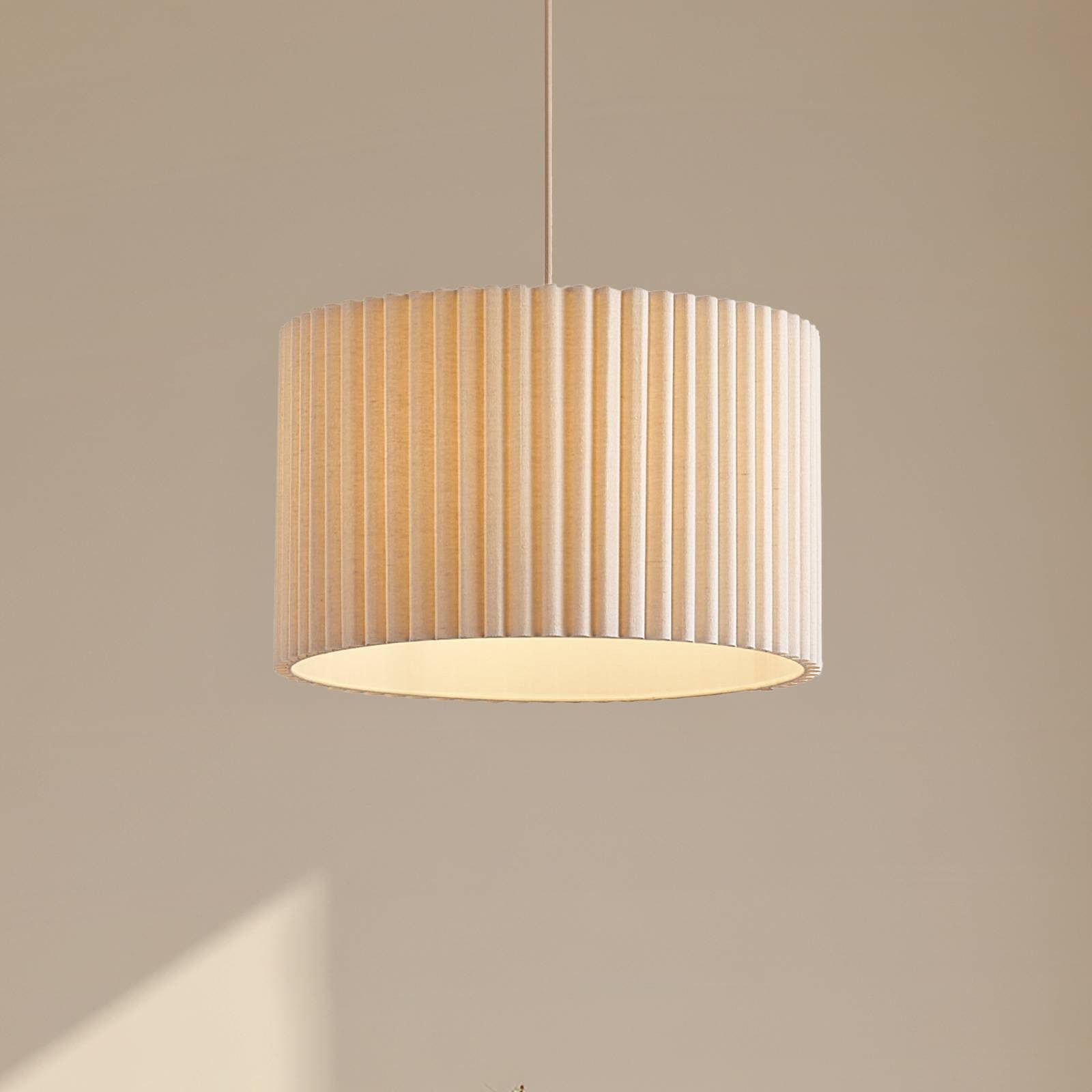 Lindby Hängeleuchte Libbie, Creme IP20, 1 x 15 W LED