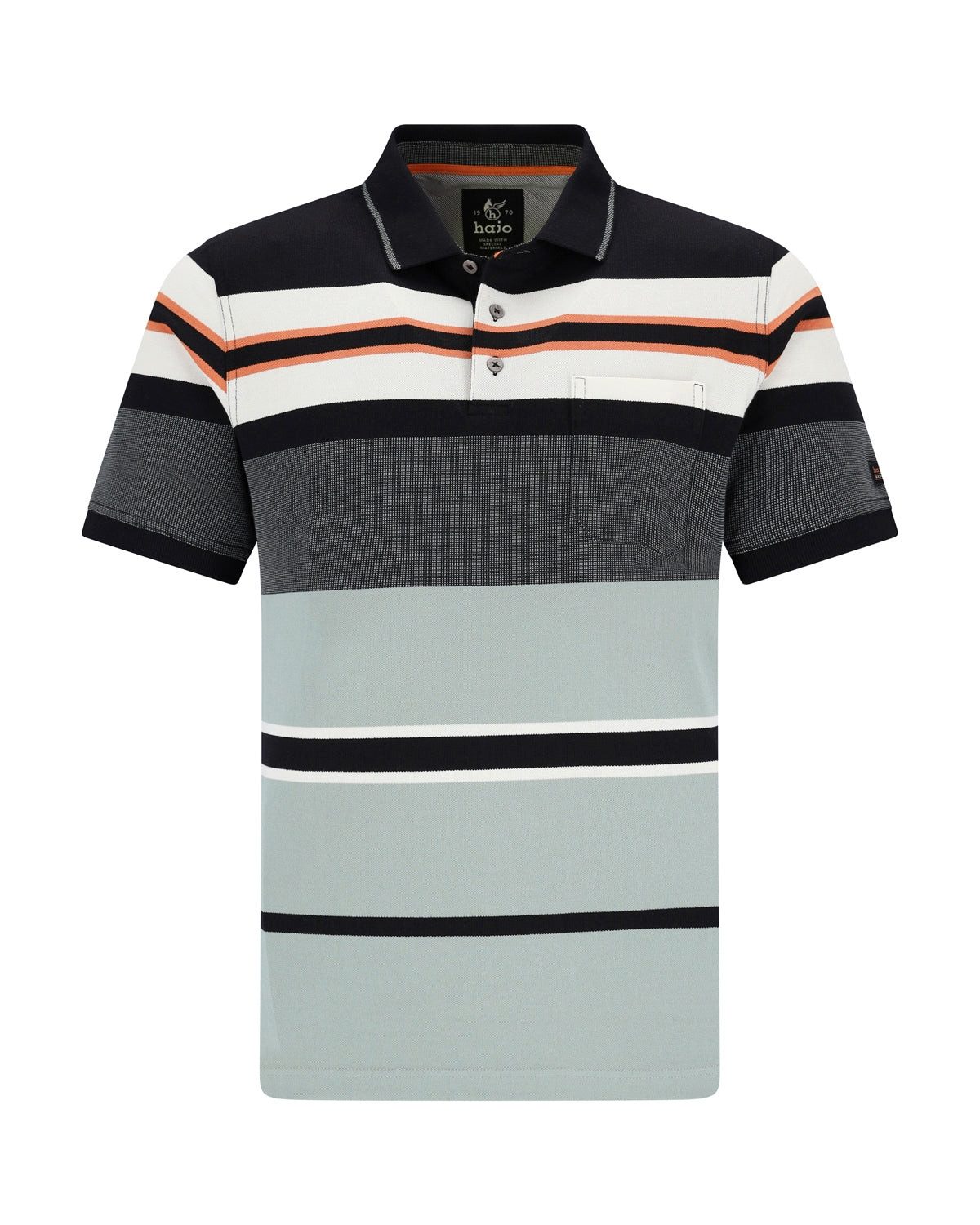 Hajo Poloshirt Strukturiertes Pikee-Poloshirt in stay fresh-Qualität günstig online kaufen