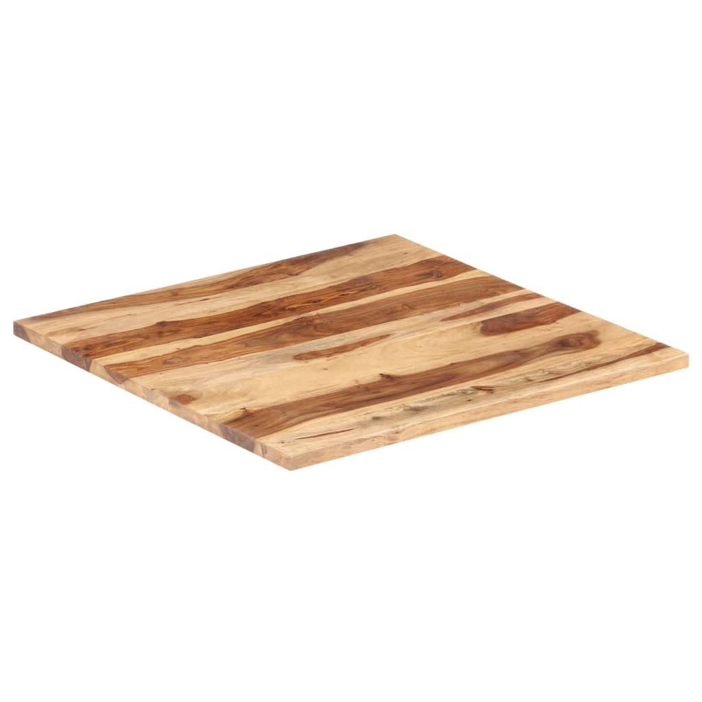 Tischplatte 70×70 25-27 Tischplatte Palisander mm cm Massivholz St) (1 vidaXL