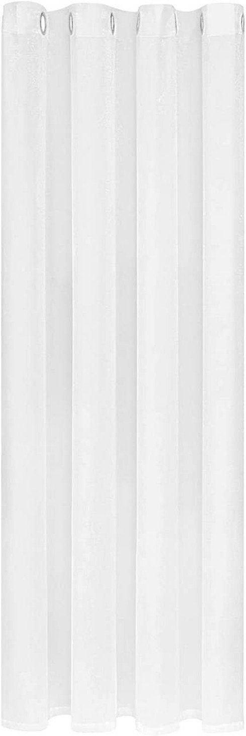 Woltu Gardine (1 St), Ösen, halbtransparent, Vorhang Seidengewebe mit Flaum. Reduzierter Preis € 14,99. Unverbindliche Preisempfehlung € 22,99, (€ 14,99 pro 1 Stk)