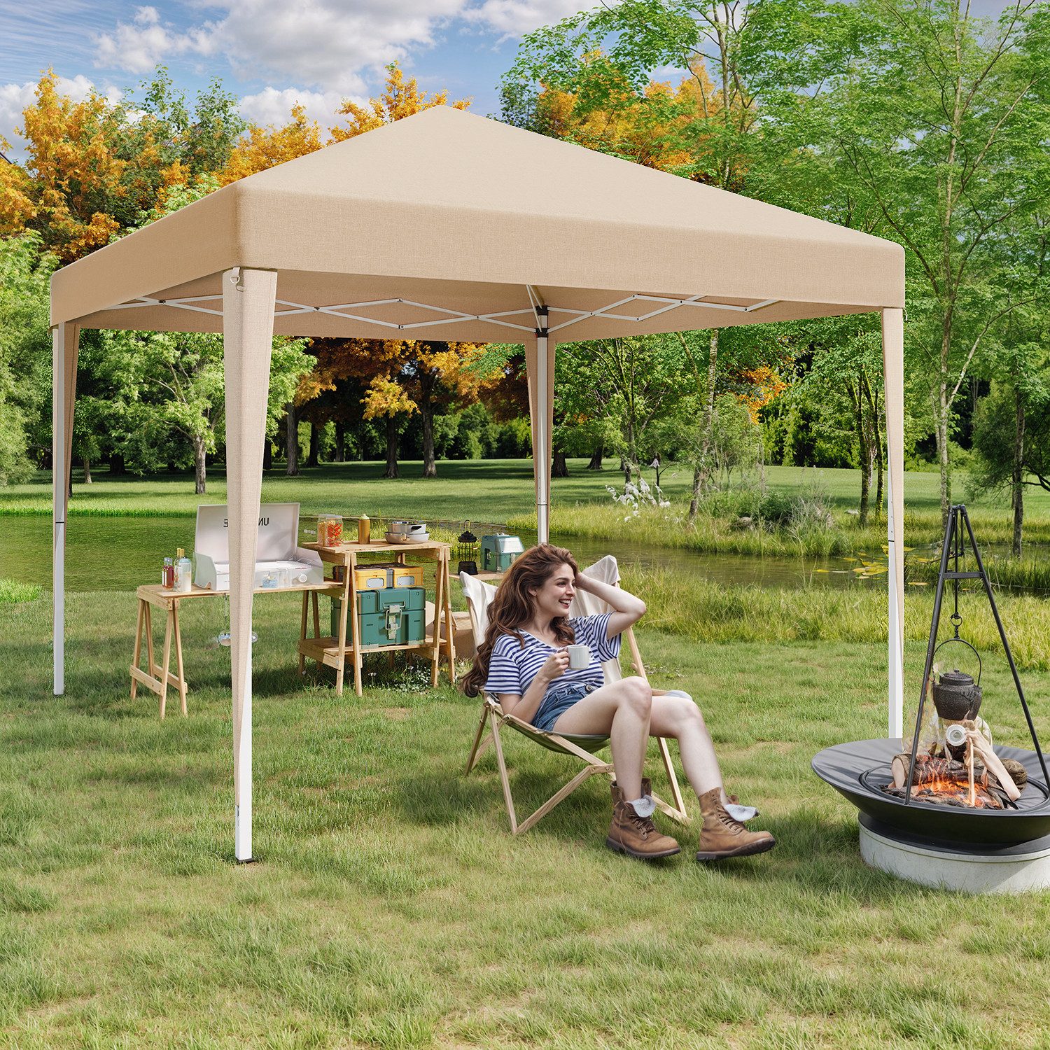 HOMALL Faltpavillon Faltbares Gartenpartyzelt, UV-Schutzklasse 50+, günstig online kaufen