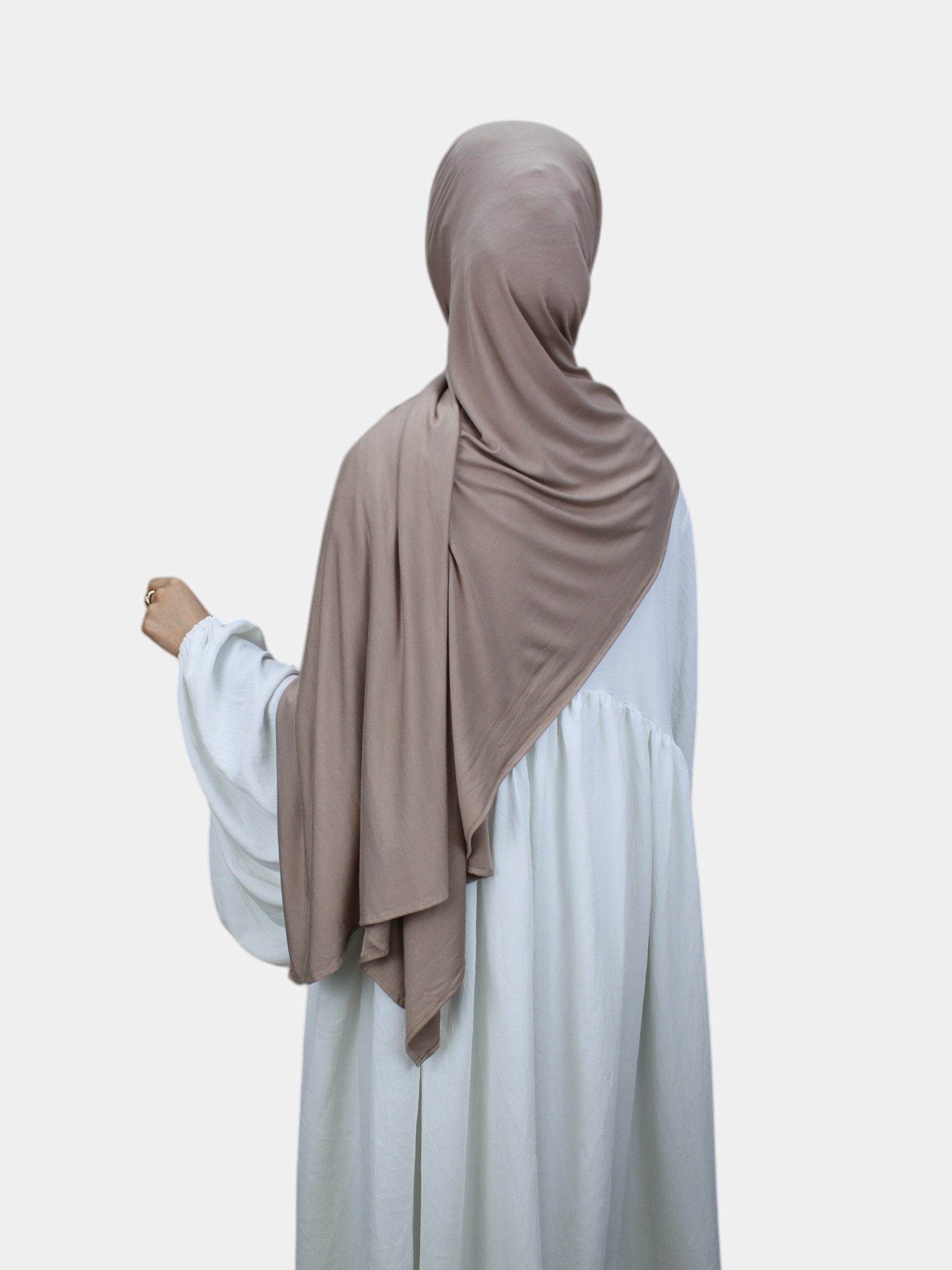 Aymasal Kopftuch XXL Jersey Luxury Hijab Kopftuch Scarf Schal Extra lang 190x80 Islam, Feinster Jersey Stoff, großzügige Maße ca. 190x80cm