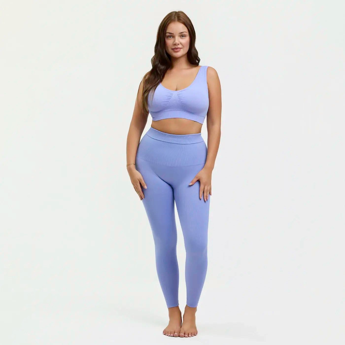 Shapingleggings Seamless Shaping Leggings-Soft Violet-S