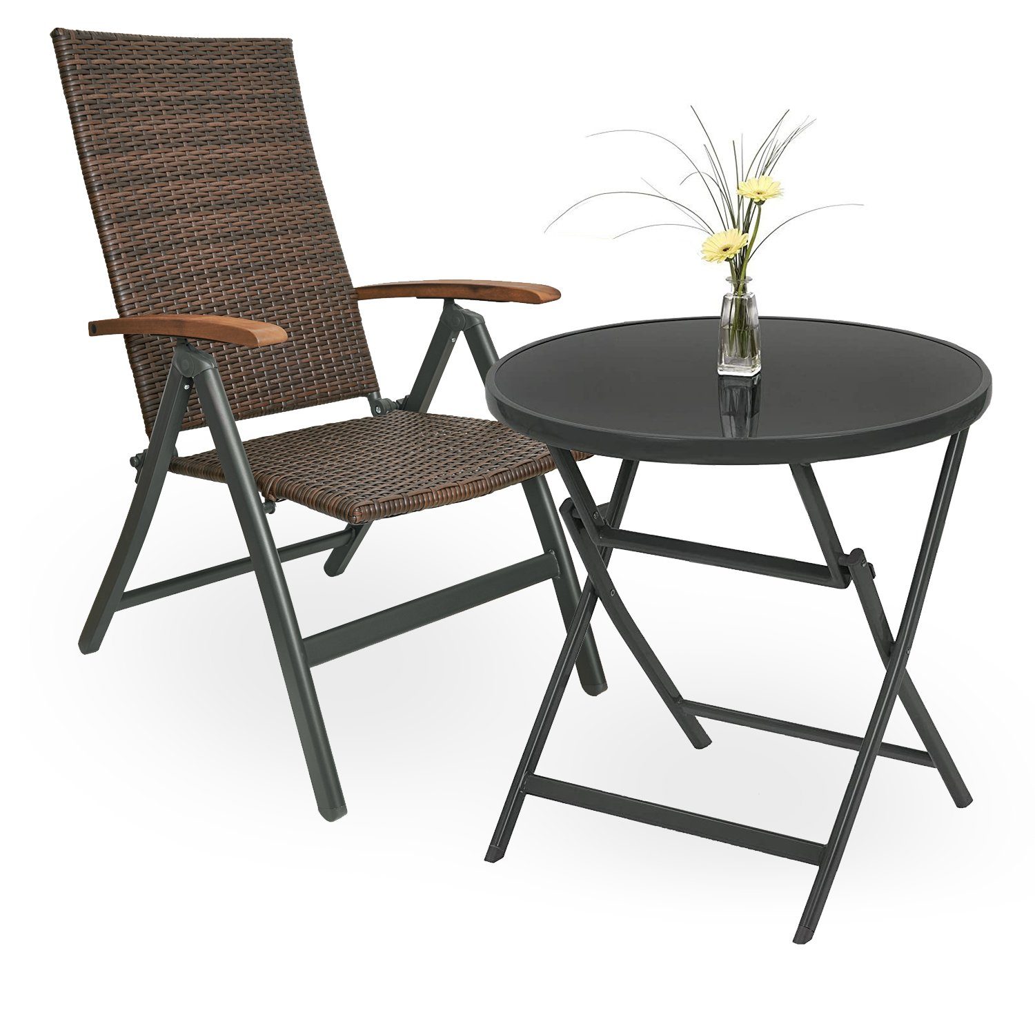 BRUBAKER Garten-Essgruppe Garten Sitzgruppe Modena - günstig online kaufen
