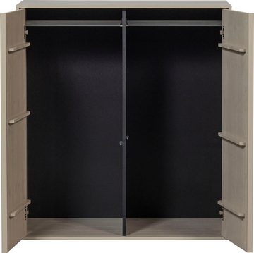 WOOOD Garderobenschrank Daily H 110 cm x B 100 cm x T 58 cm