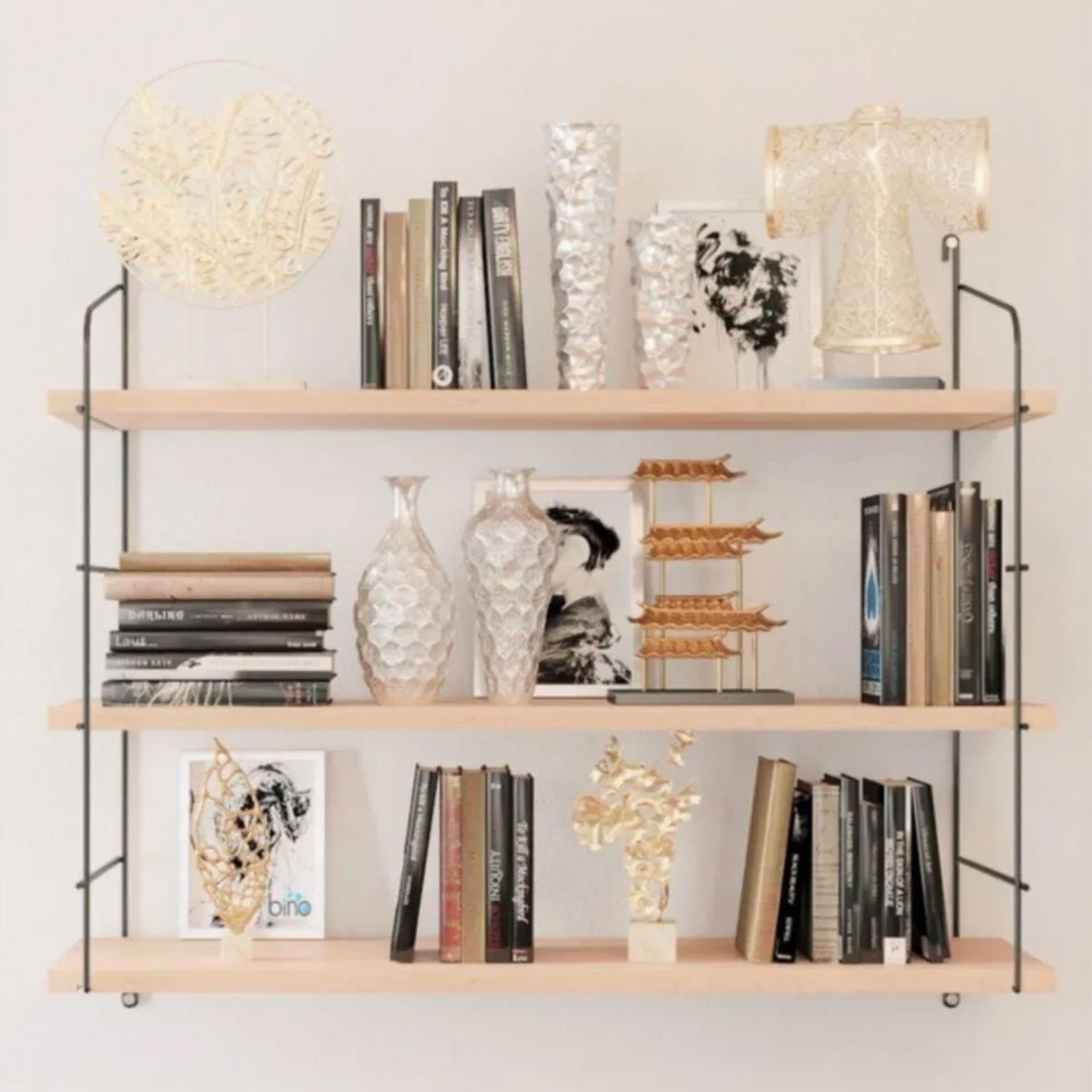 Jungengel Küchenregal Retro Wandregal Küchenregal Organizer günstig online kaufen