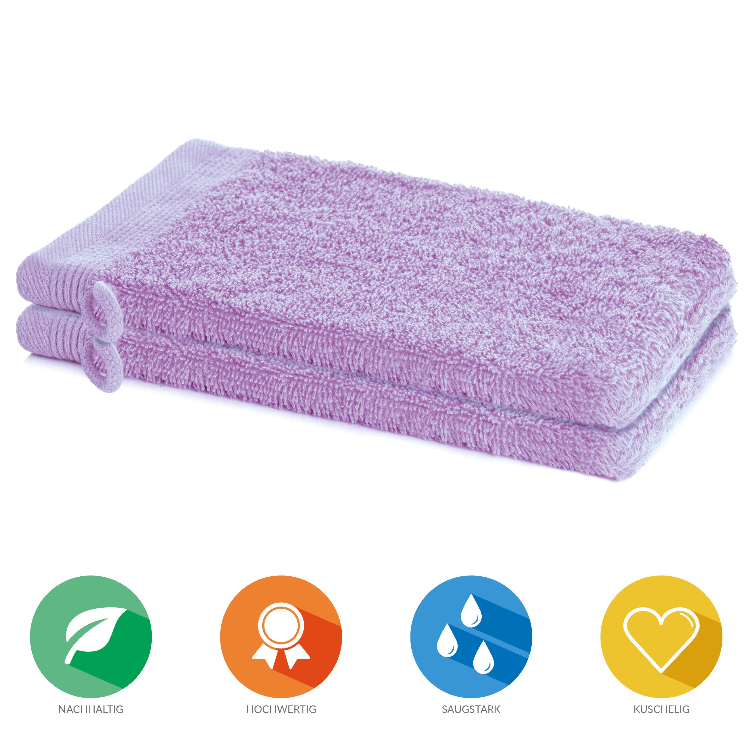 Lavea Waschhandschuh Bali Waschlappen 16x22 cm, Waschhandschuhe, kleine Han günstig online kaufen