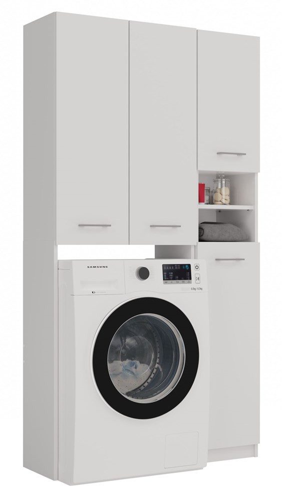 MAGOWA Waschmaschinenumbauschrank Badezimmer-Schrank-Set – Säulenregal + günstig online kaufen
