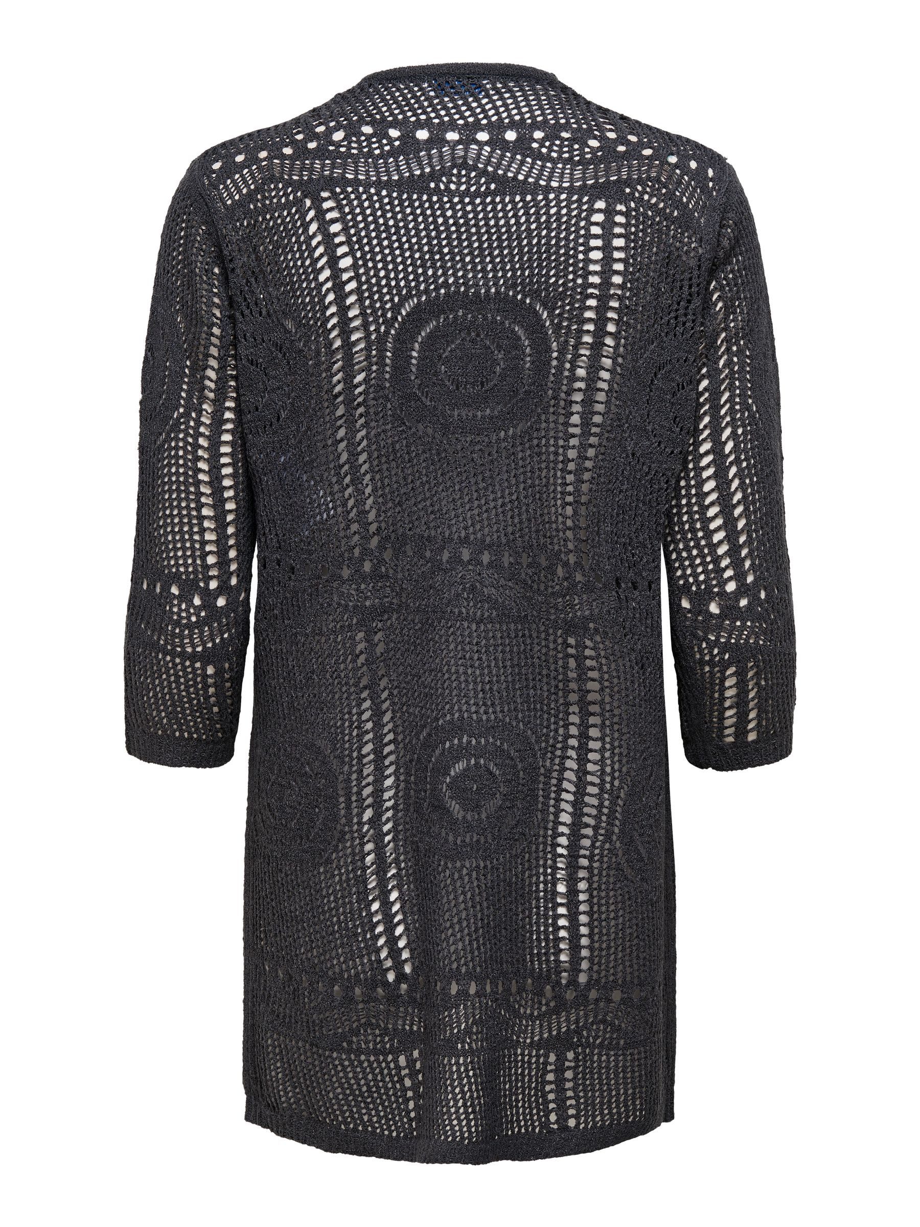 JACQUELINE de YONG Cardigan Strickjacke V-Ausschnitt 3/4 Arm JDYKOFI 3/4 KIMONO KNT