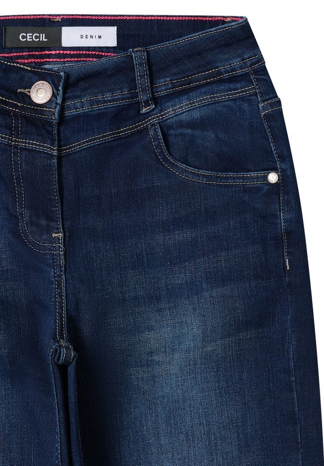 CECIL Gerade Jeans CECIL  dunkelblaue Bootcut günstig online kaufen