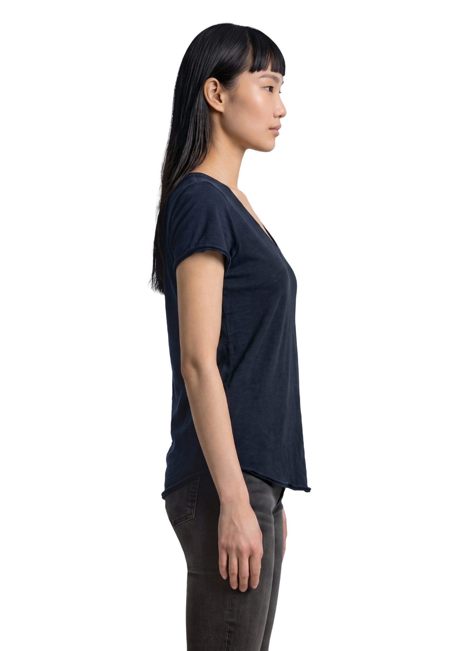 Marc O'Polo DENIM T-Shirt aus Organic Cotton Slub Jersey