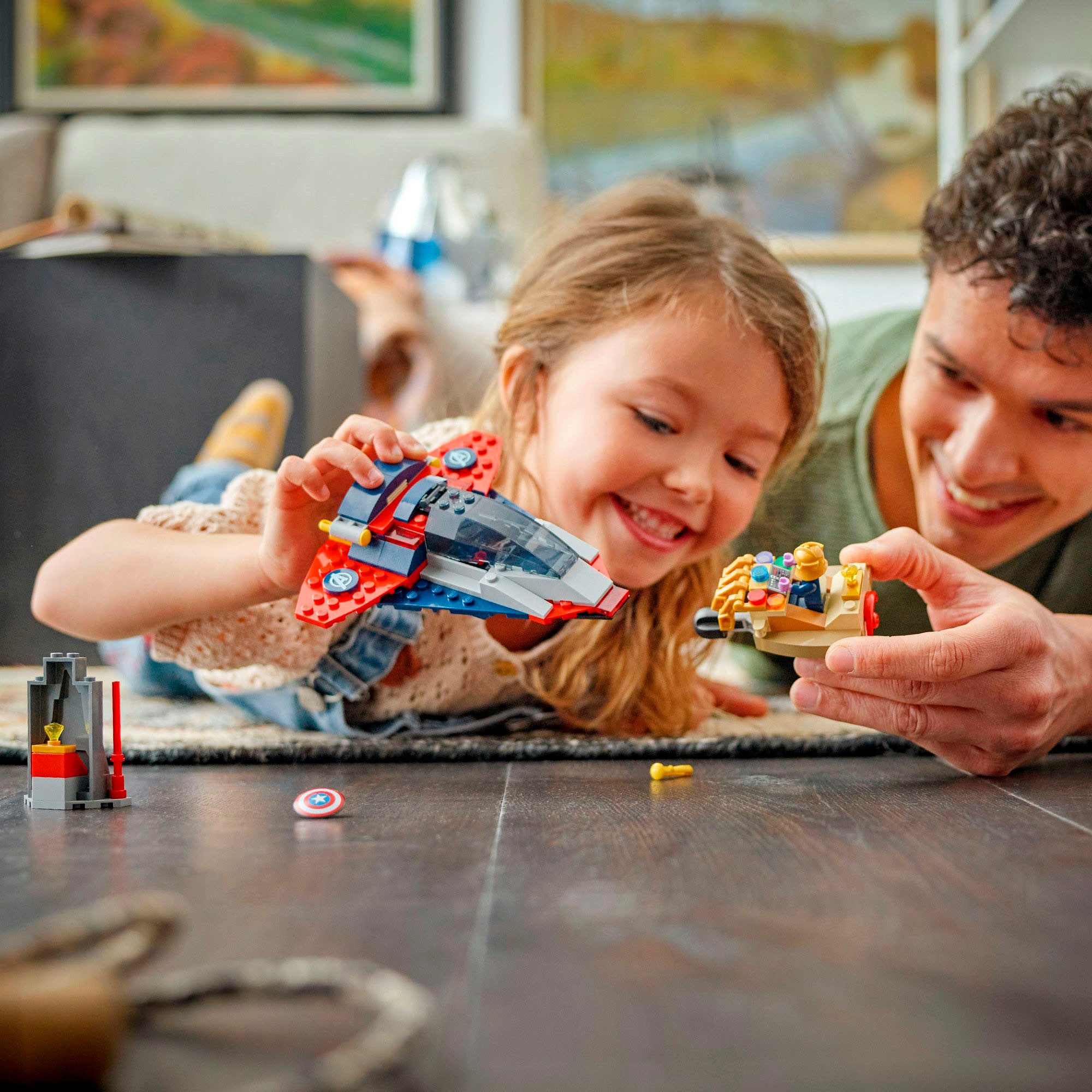 LEGO® Captain America vs. Thanos (76319), LEGO Super Heroes Konstruktionssp günstig online kaufen