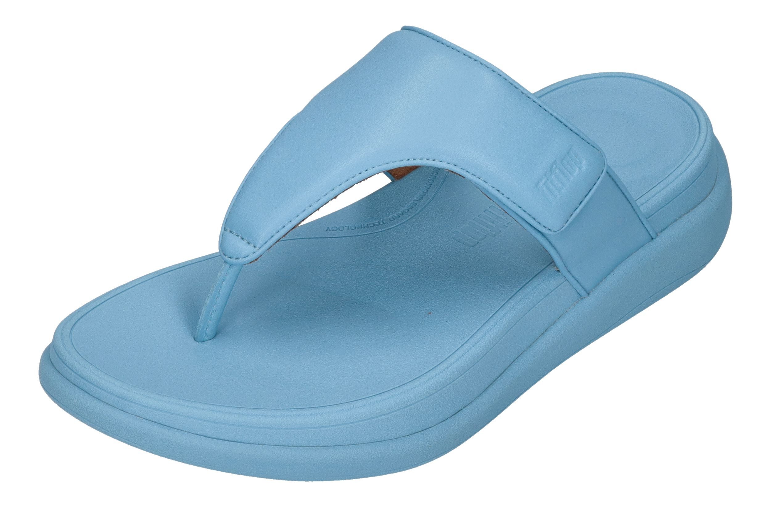 Fitflop F-MODE GO ADJUSTABLE TOE POST SANDALS Zehentrenner Bondi Blue günstig online kaufen