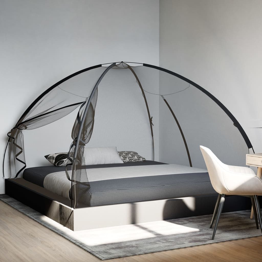 vidaXL Insektenschutz-Fensterrahmen 200 x 200 x 135 cm Insektenschutz Moskito-Netzzelt Mongolisch 220Schwa