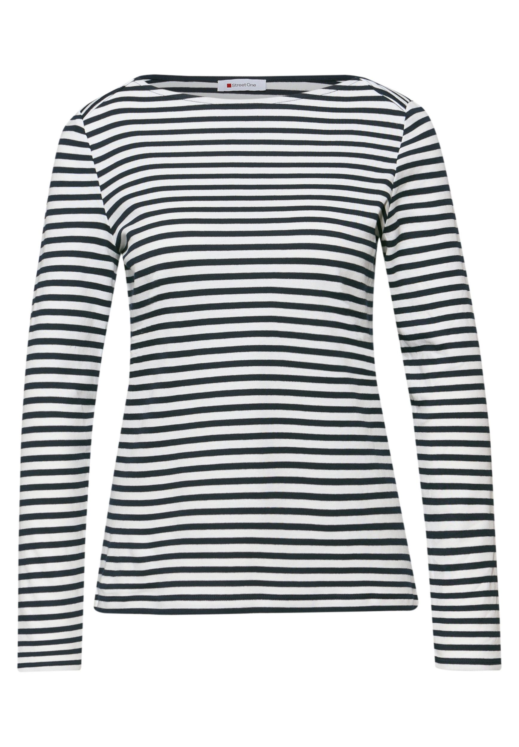 STREET ONE Langarmshirt LTD QR u-boat yds stripe shirt günstig online kaufen
