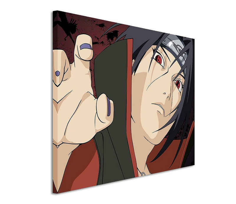 Sinus Art Leinwandbild Itachi Uchiha Naruto 120x80cm