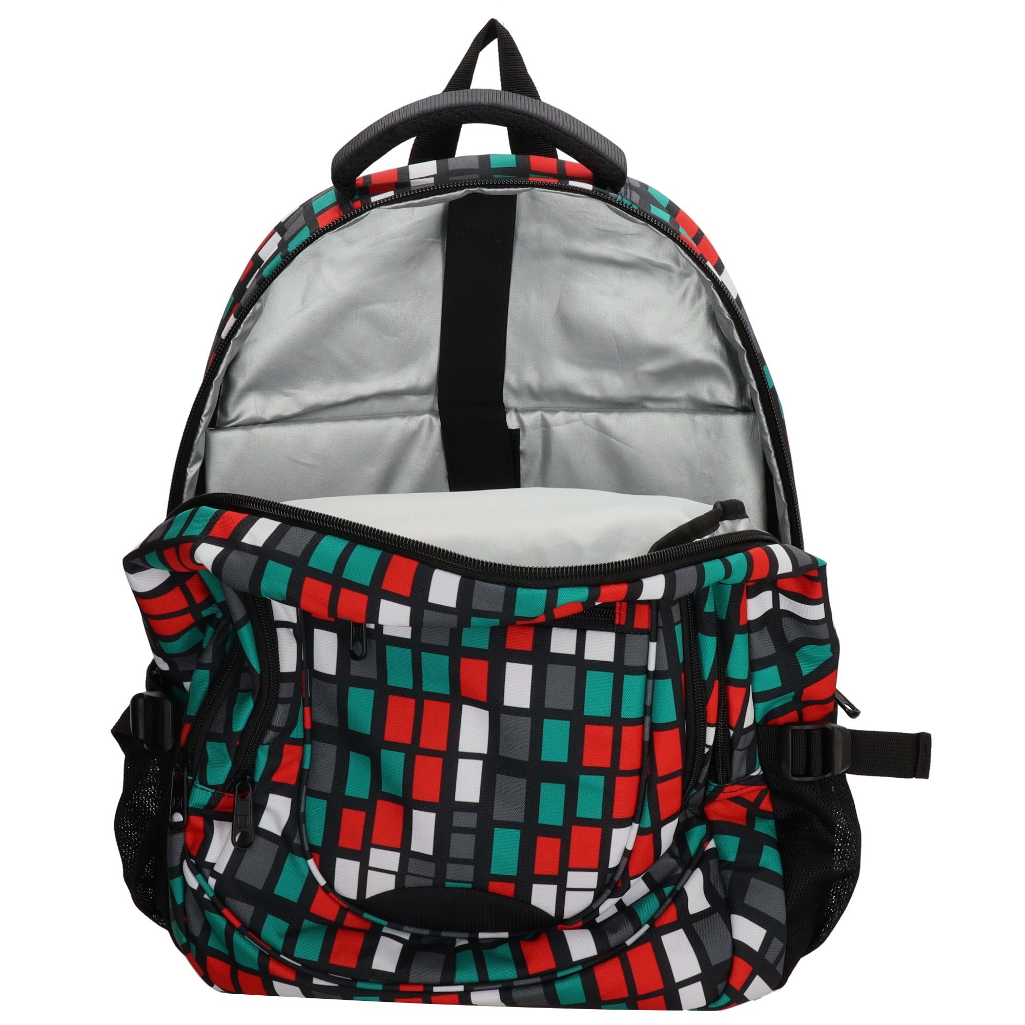 Christian Wippermann Umhängetasche 17 Zoll Laptop Rucksack Schule Arbeit Tasche (1-tlg), Laptopfach