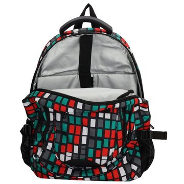 Christian Wippermann Cityrucksack 17 Zoll Laptop Rucksack Schule Arbeit Tasche (1-tlg), Laptopfach