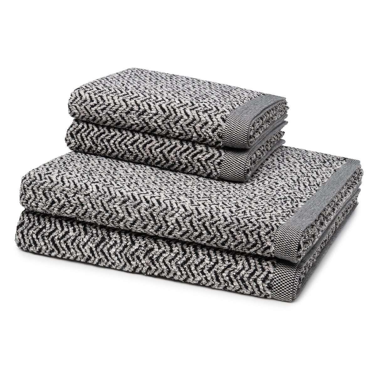 Möve Handtuch Set Brooklyn Fischgrat, Walkfrottee günstig online kaufen