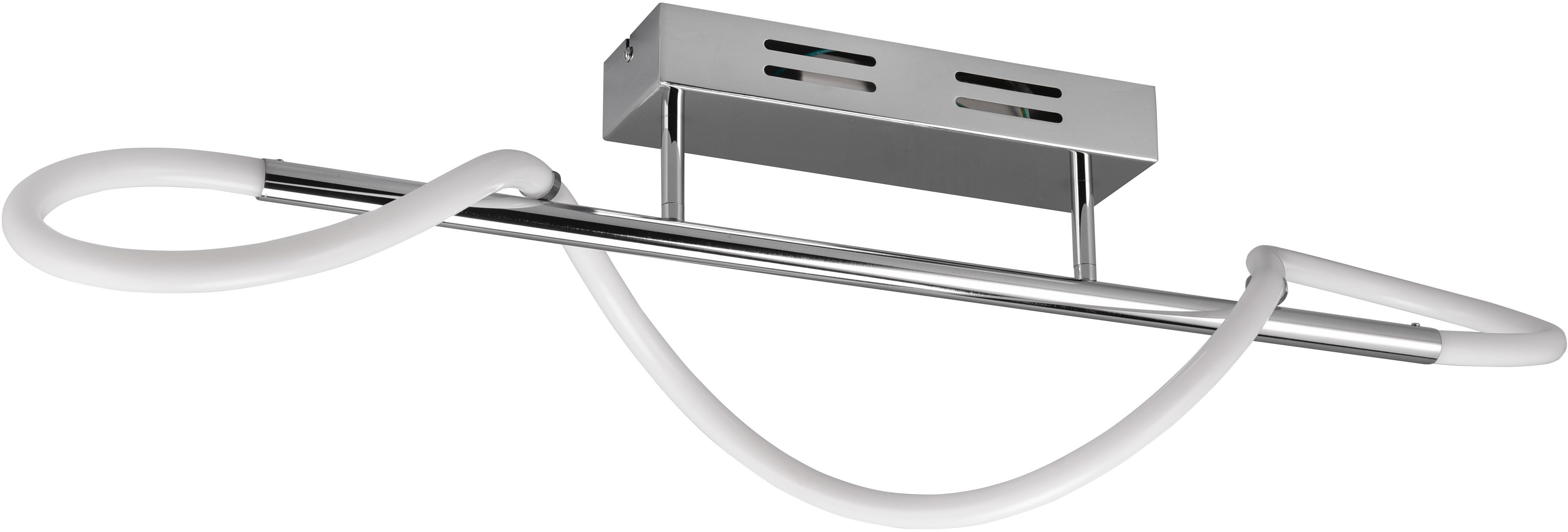 Reality Leuchten LED Deckenleuchte ARGOS, Deckenlampe 28W LED kaltweiß 4000K, 3500 Lumen, Switch Dimmer, Dimmfunktion, LED fest integriert, Kaltweiß, in 3 Stufen dimmbar über Wandschalter, 105 x 30 x 34 cm, LED Lichtband