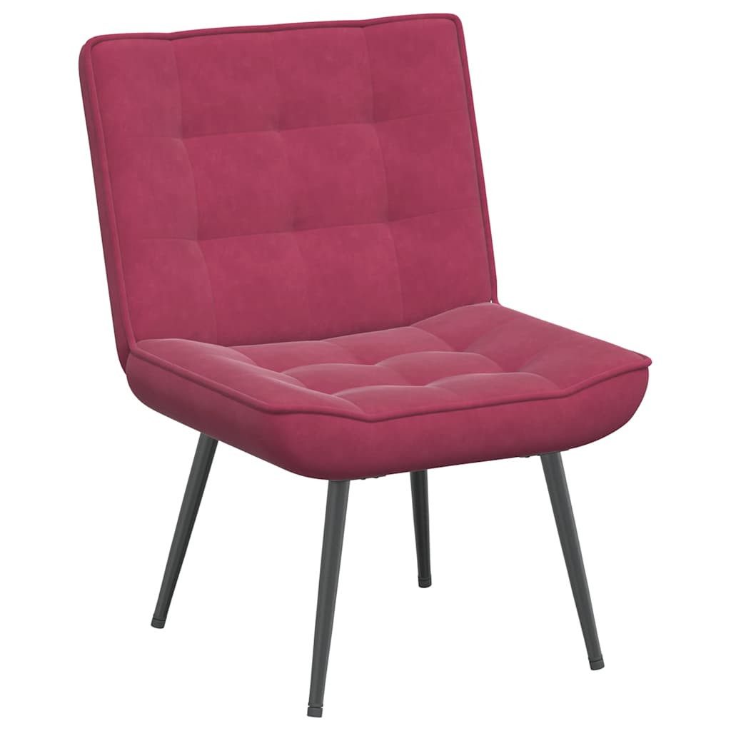 vidaXL Relaxsessel Relaxsessel Weinrot 64x74x84 cm günstig online kaufen