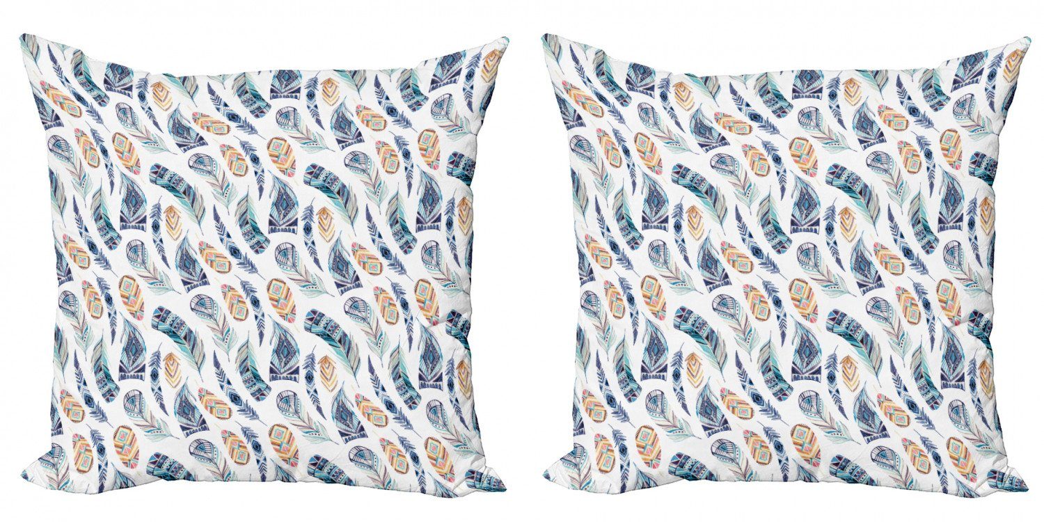 Doppelseitiger Kissenbezüge Modern Muster Stück), Feder Abakuhaus Accent Aufwändige (2 Digitaldruck,