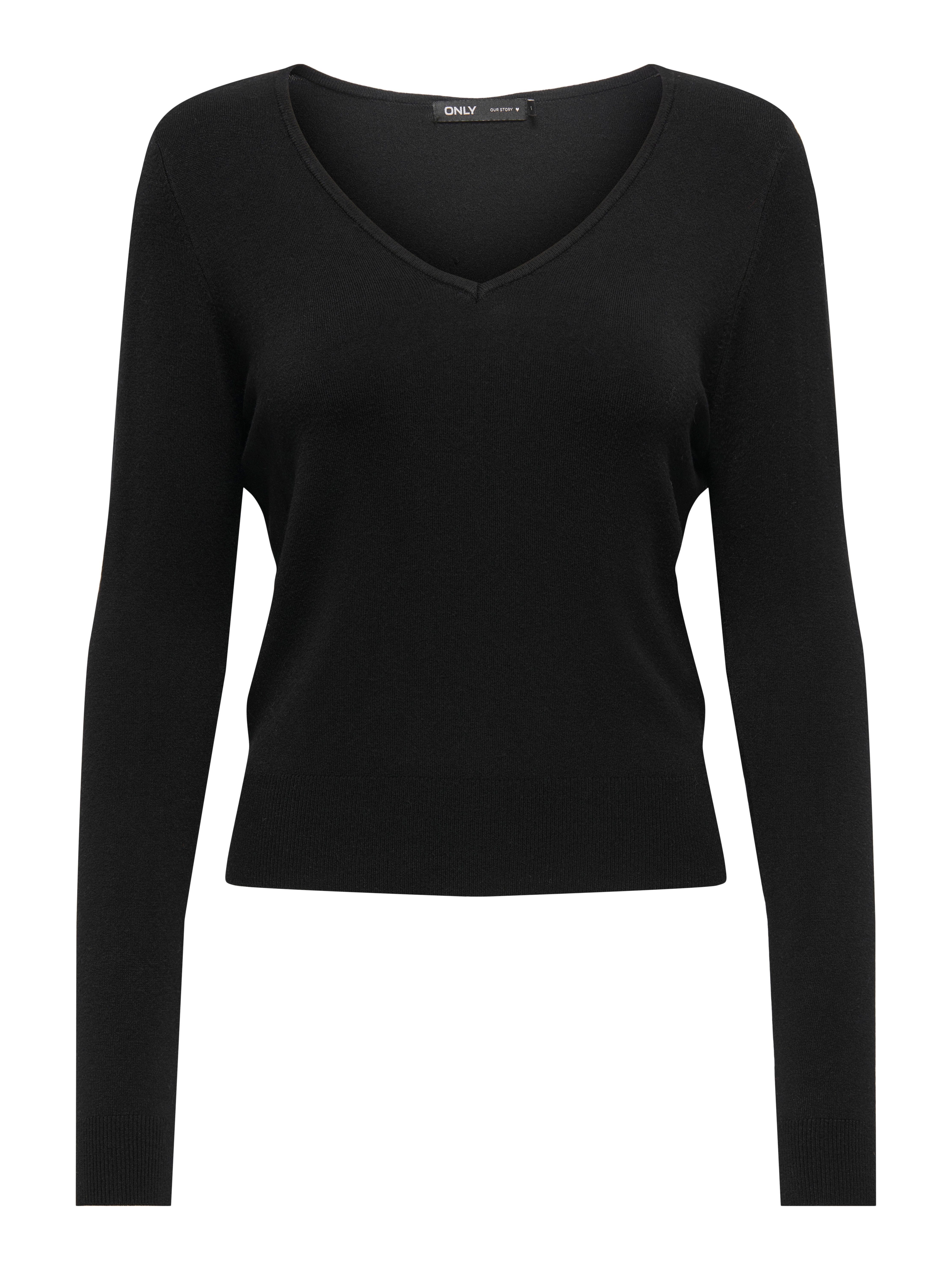 ONLY Strickpullover ONLVENICE LIFE LS VNECK PULLOVER KNT NCA
