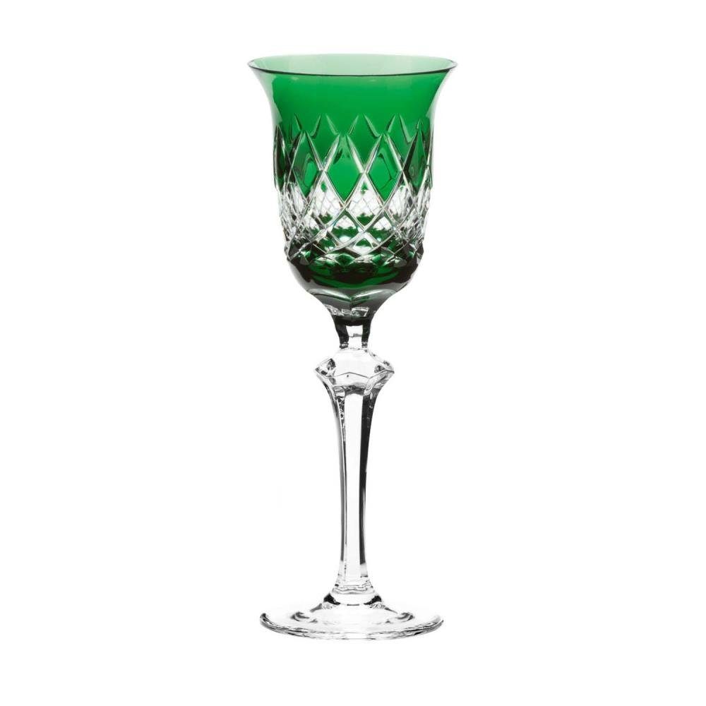 ARNSTADT KRISTALL Rotweinglas Weinglas Venedig smaragd (23,5 cm) - Kristallglas mundgeblasen · Handg
