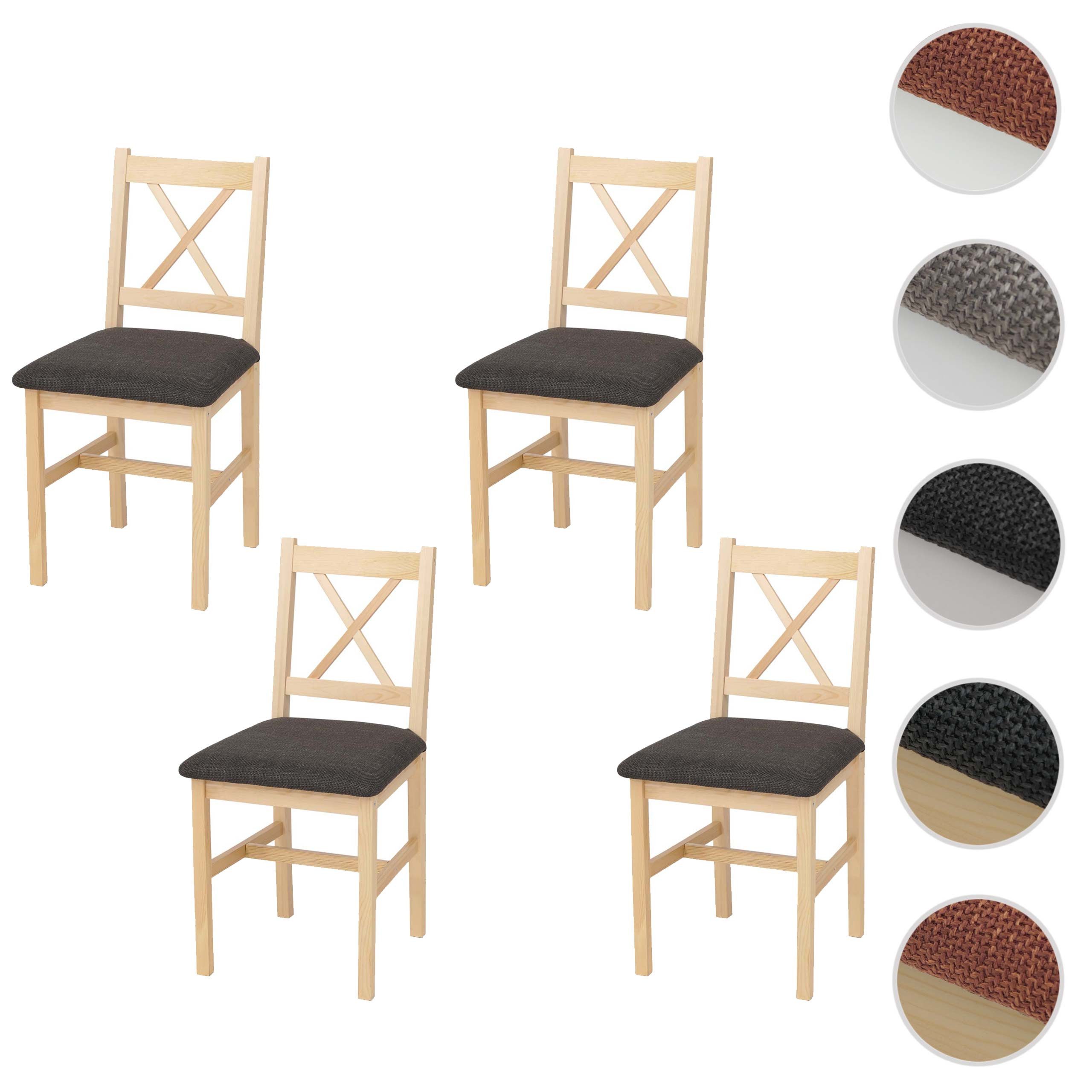 MCW Esszimmerstuhl MCW-F77-S4 (Set, 4 St), Stabile Konstruktion, Massives Holz