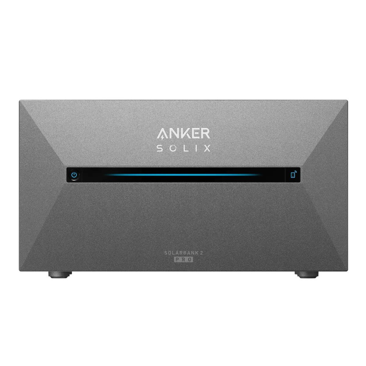 Anker Balkonkraftwerk Solarspeicher Speicherbank Anker Solarbank 2 PRO 1,6 kWh, erweiterbar, 800 W, (1-St., WLAN Wechselrichter und Steuerungseinheit integriert – anschlussfertig), versandkostenfreie Lieferung, Steckerfertig