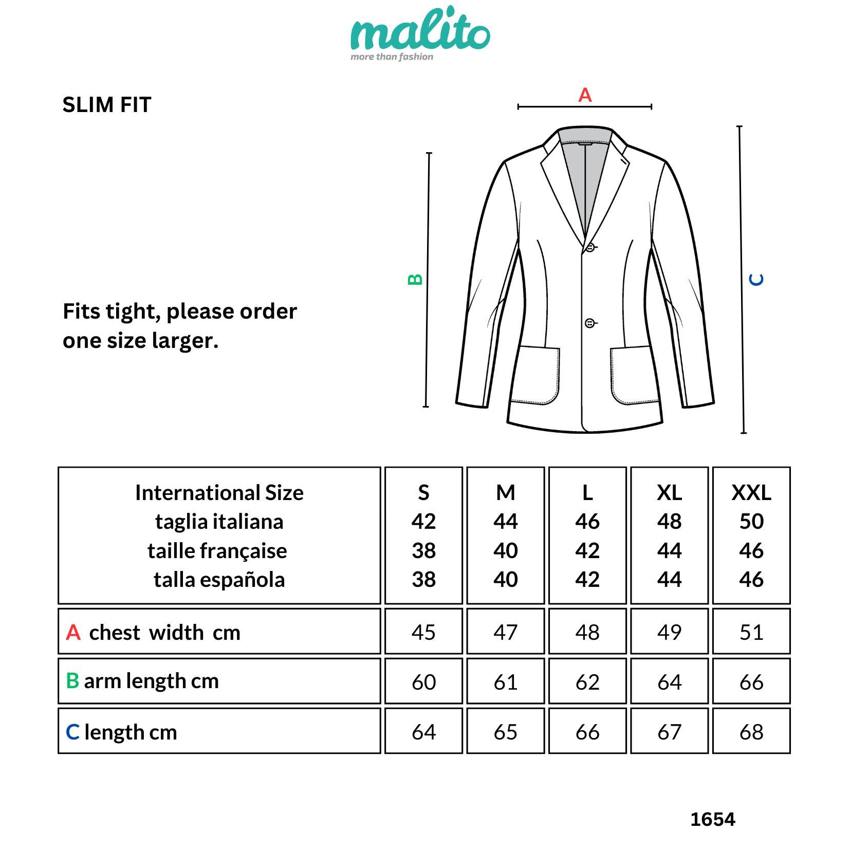 malito more than fashion Jackenblazer malito Damen Blazer in Unifarben, Kurzjacke mit Knopf, Jersey Sakko Sweatjacke in Blazerform Slimfit