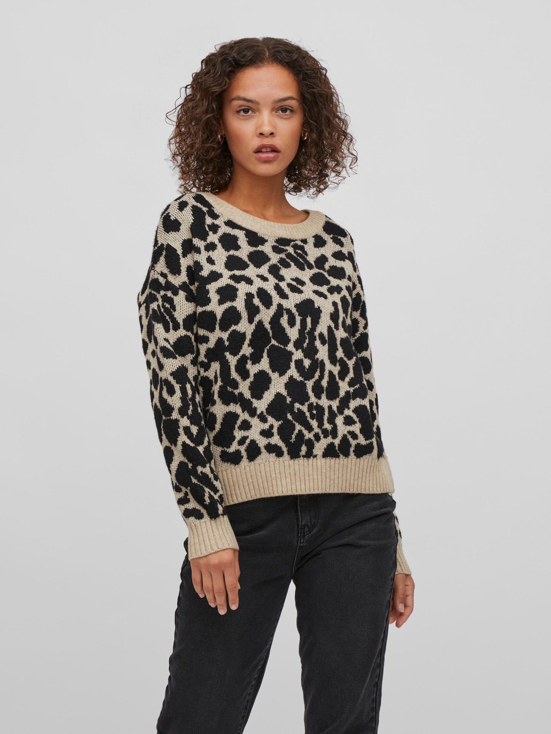 Vila Strickpullover VIRil (1-tlg) Plain/ohne Details günstig online kaufen