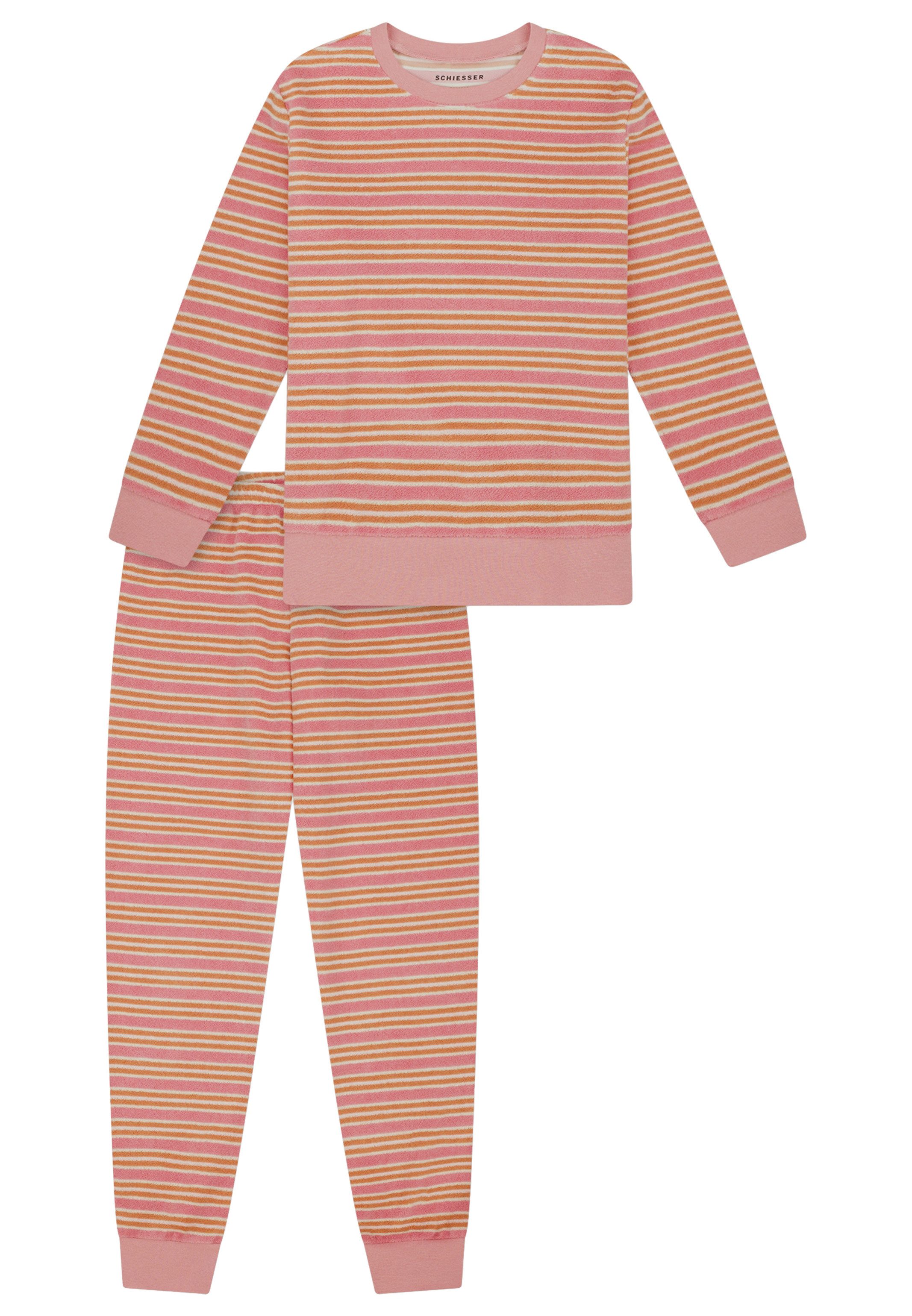 Schiesser Pyjama Comfort Cotton (Set, 2 tlg) Schlafanzug - Baumwolle - Atmungsaktiv