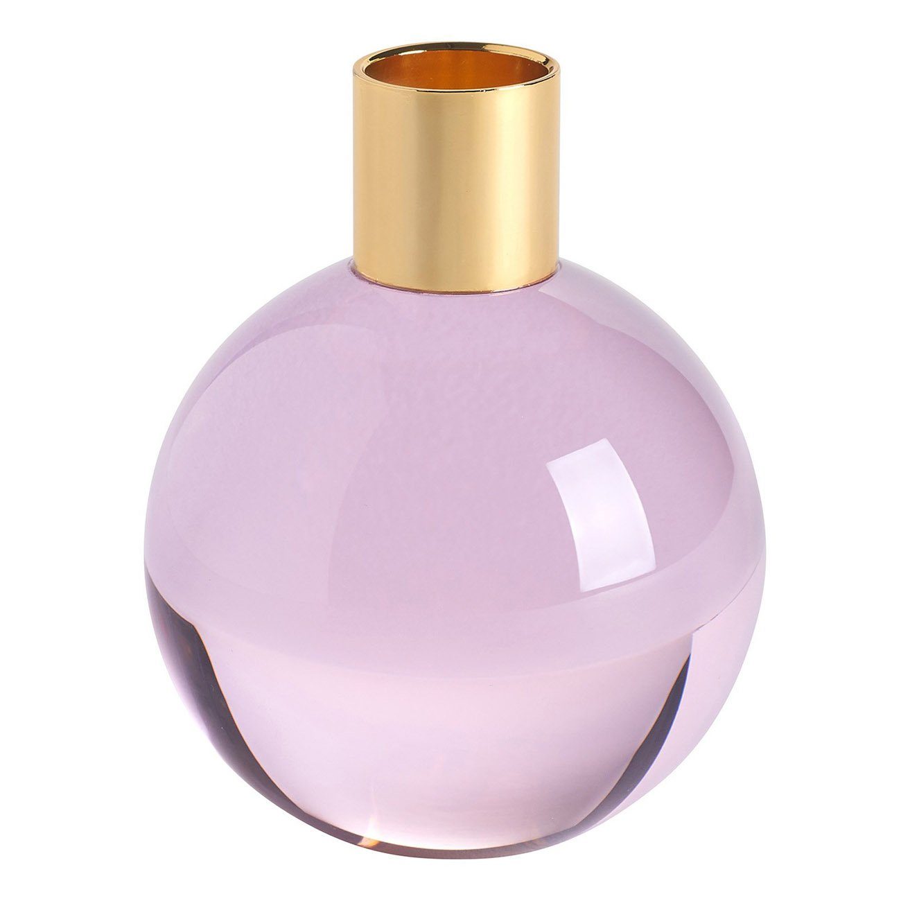 Giftcompany Kerzenständer, Kerzenhalter Dioptrics Kugel h:9,5cm, pink