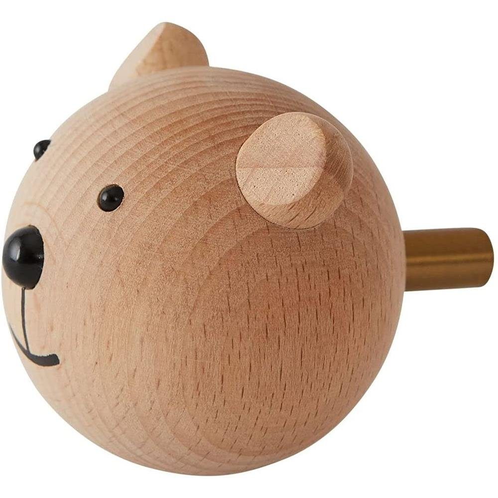 OYOY Wandhaken Bär, Holz Kinderzimmer Gaderobe günstig online kaufen