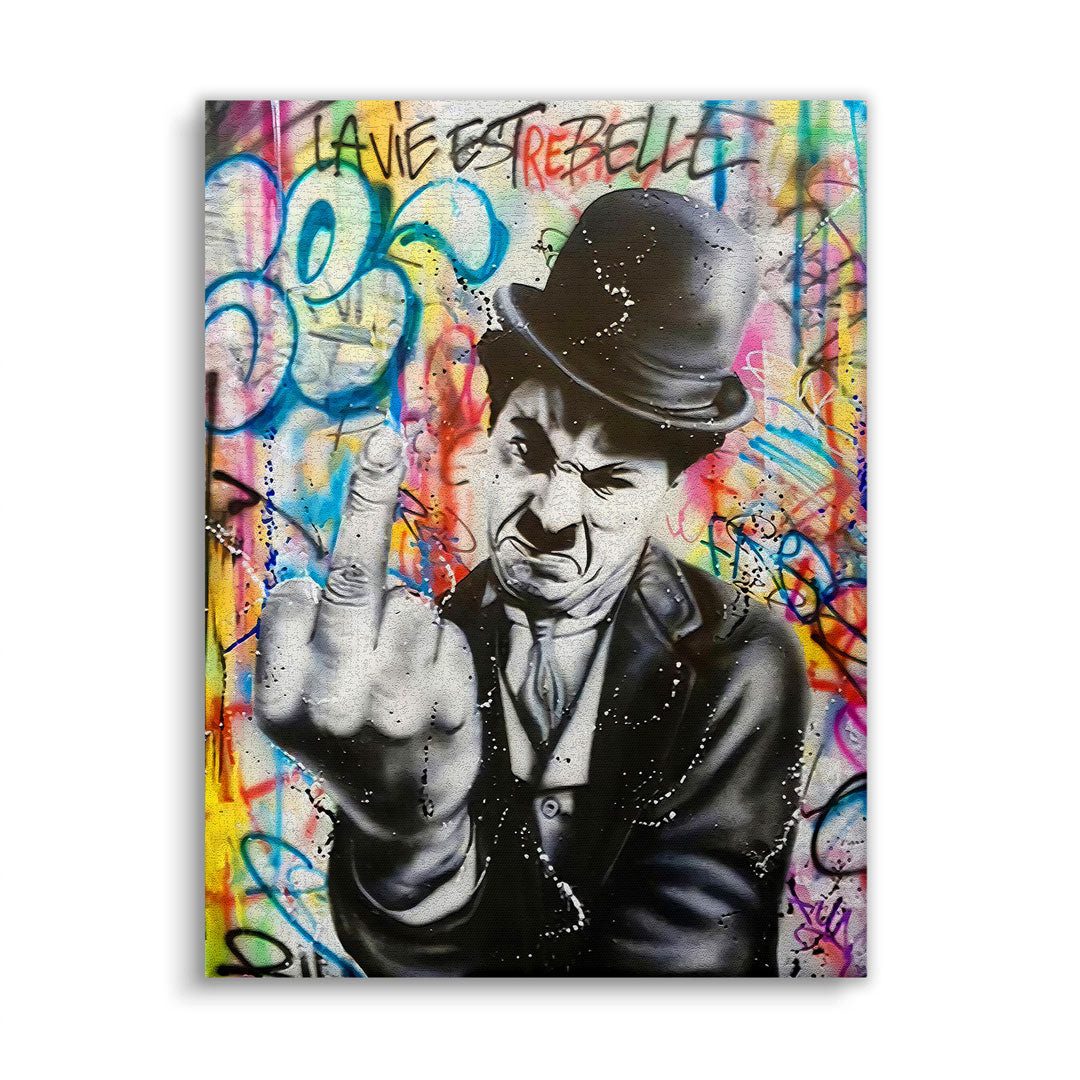 Wandbild Chaplin Art
