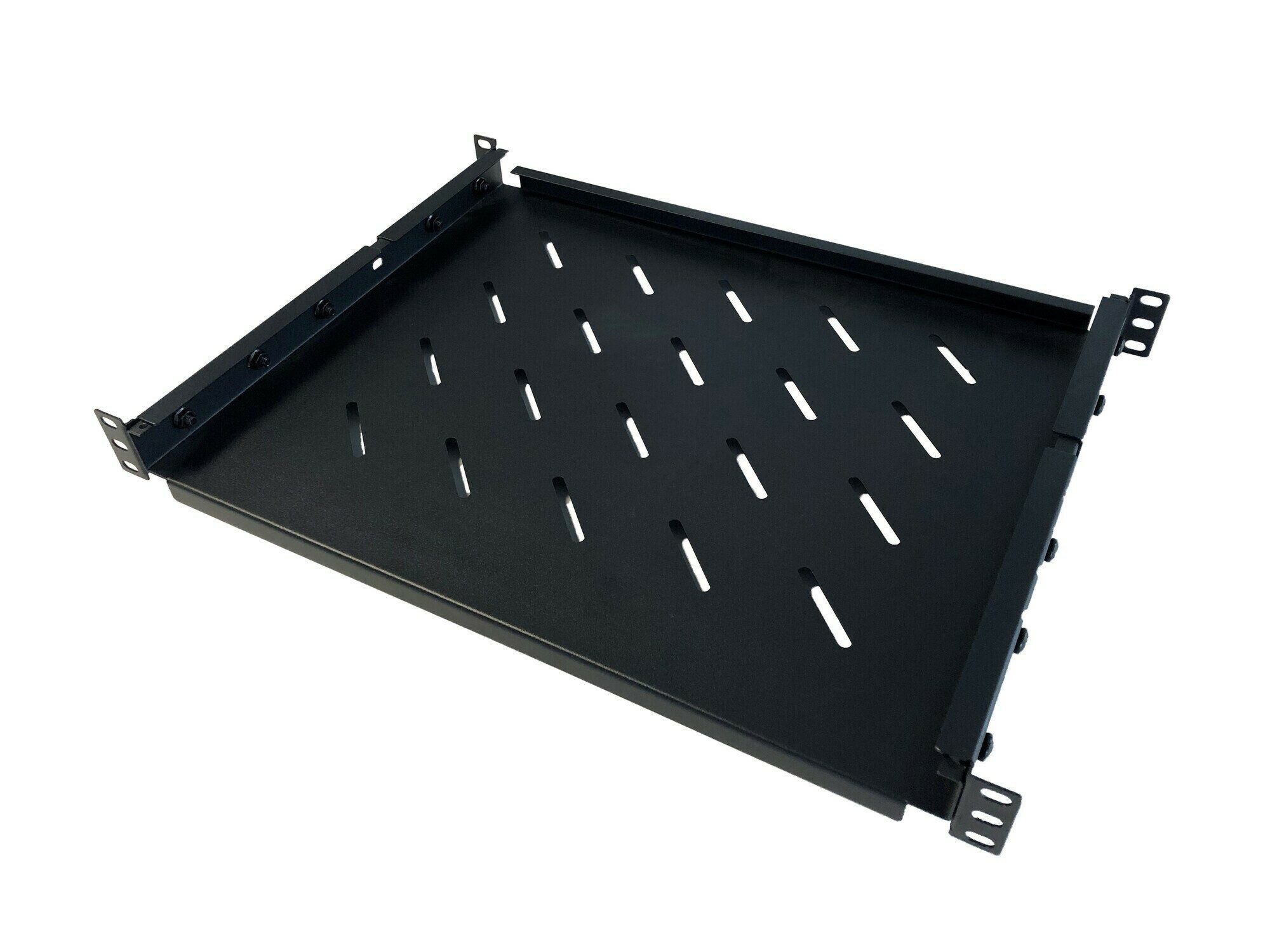 DSIT Serverschrank 19” Universeller Fachboden 350 bis 590 mm - 1 HE